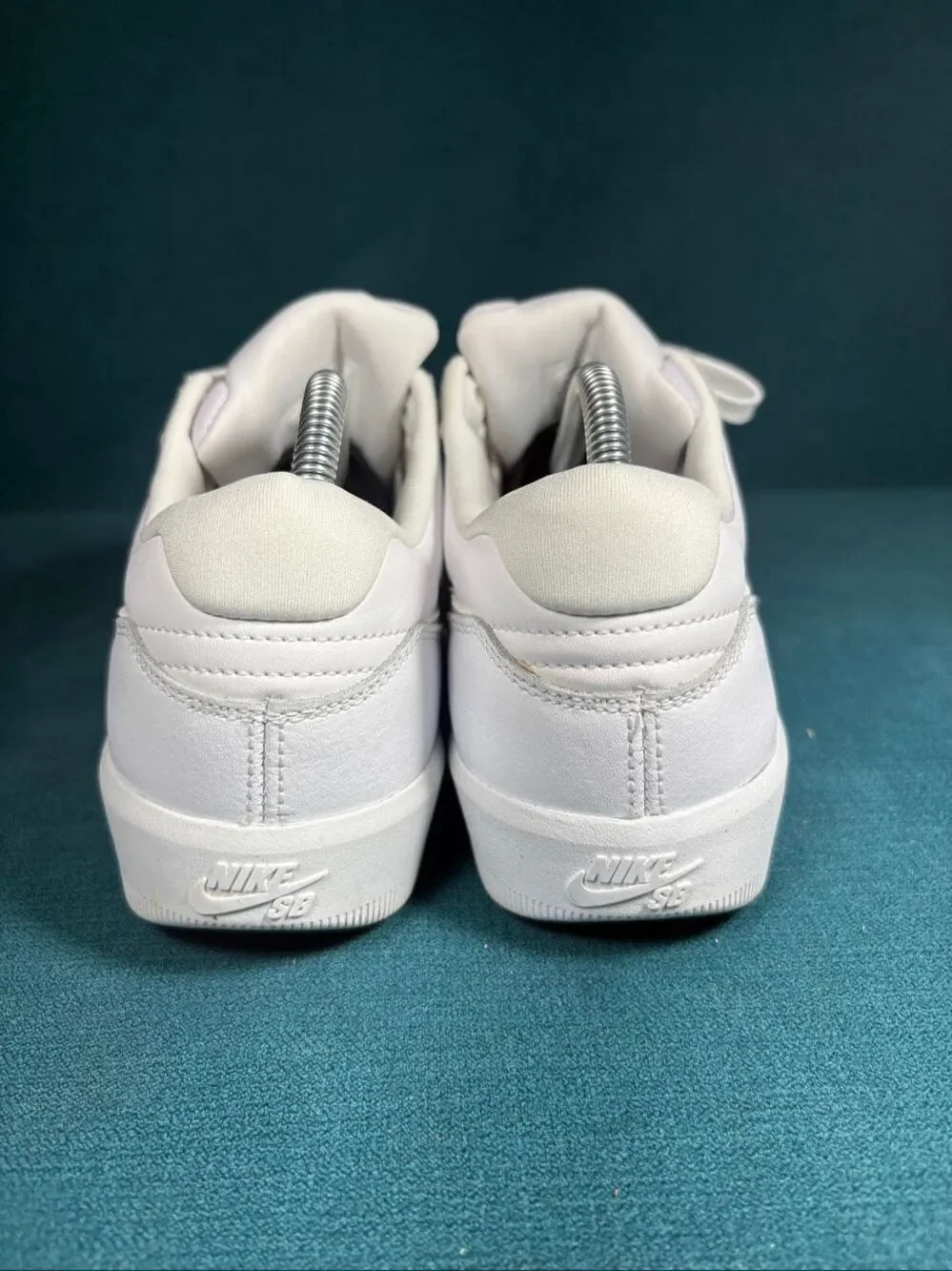 Nike SB Force 58 Triple White Skate Shoes Men's Size 8.5 DH7505-100